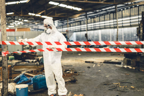 Professional Hoarding Cleanup technician working in Gila Bend, AZ
